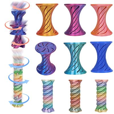 3D-печатная спиральная конусная невозможная пирамидальная игрушка-фиджет для прохождения, снятие тревоги, декомпрессионные игрушки, домашнее украшение