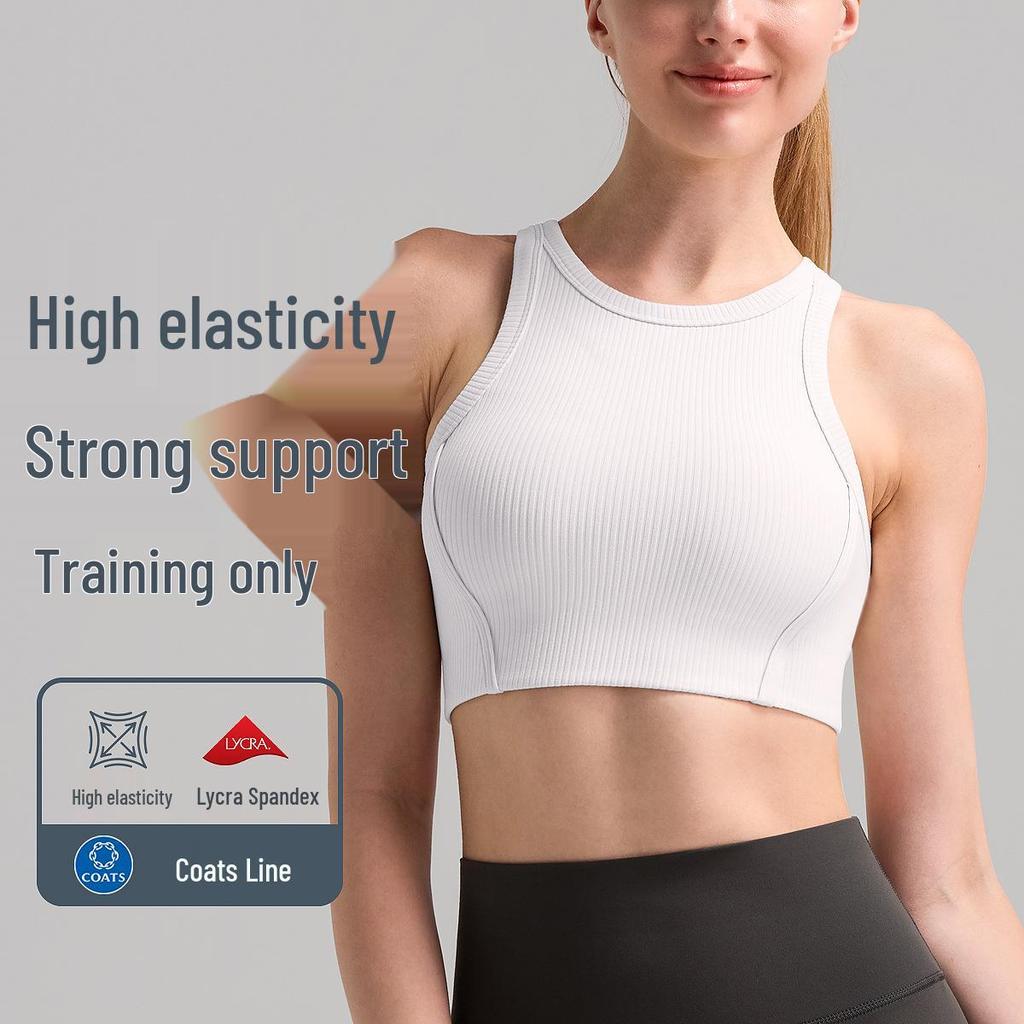 Спортивный бюстгальтер с высокой поддержкой и защитой от провисания - Ударопрочный тренировочный жилет для женщин, для фитнеса и бега