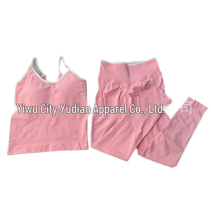 Женский бесшовный спортивный костюм для йоги TEVEO с цветовыми блоками: Быстросохнущая одежда для фитнеса с красивым дизайном спины.