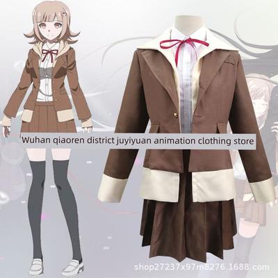 Косплей костюм Jujiyuan Cos Аниме Danganronpa 3 Глава Отчаяния Нанами Чиаки Школьная форма