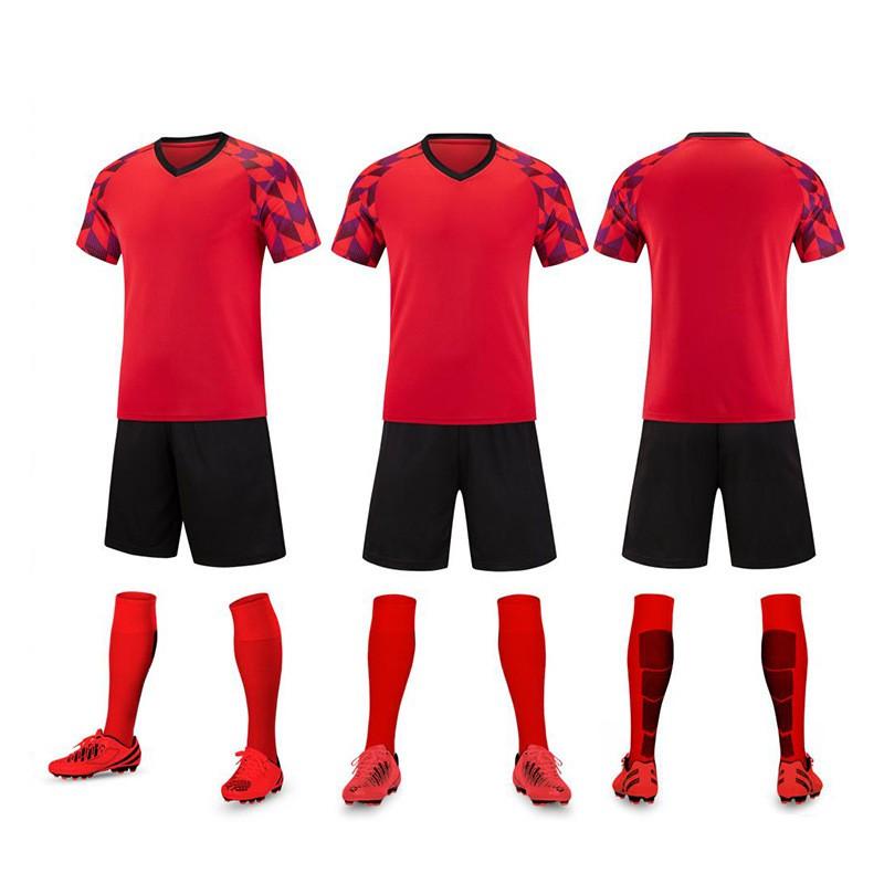 Custom Printed Sportswear Set Soccer Training Competition Lightweight Breathable Performance Jersey Unisex