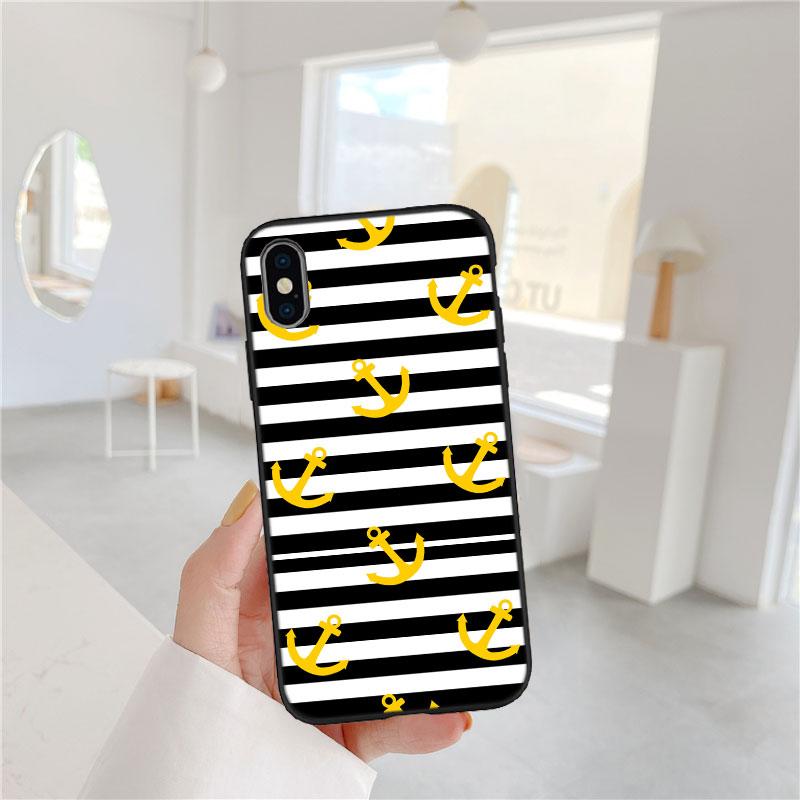 PP1 Anchor Sailor Phone Case for Samsung Galaxy A11 A12 A13 A15 A52S A53 A55 A56 A70 A71 A72 A73 F06 F16 F56 S10 Plus S10e