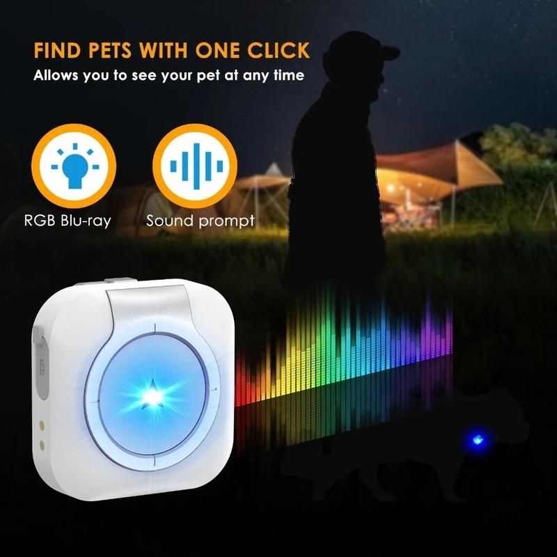 4G Smart Dog Collar Pet GPS Tracker with Health Monitoring Heartbeat Waterproof Cat Tracking Device Pet Locator for iOS Android