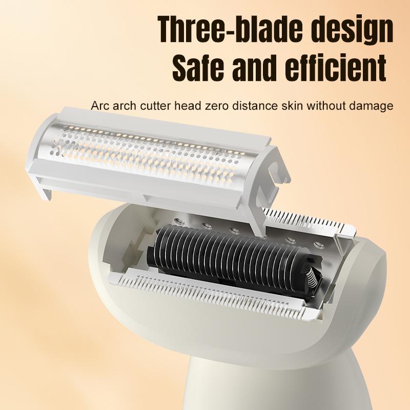 Горячая распродажа женская многофункциональная бритва бикини бритва электробритва удаление волос массажная расческа