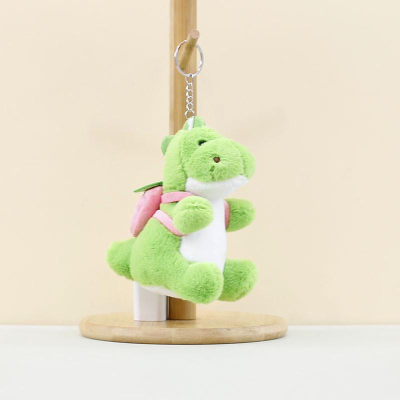 Милый фруктовый динозавр плюшевый рюкзак-подвеска мягкий брелок игрушка коллекционная кукла