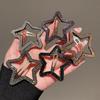 Metal Star Side Clip Y2k Hollow Hair Clip Personality Rhinestone Star BB Clip\  Children