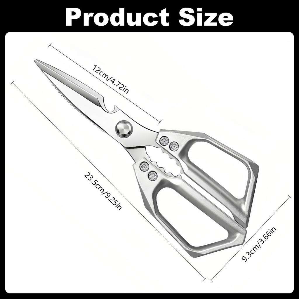 Stainless Steel Kitchen Shears Multifunctional Stainless Steel Kitchen Tools Cutting Vegetables Meat Fish Food Scissors5