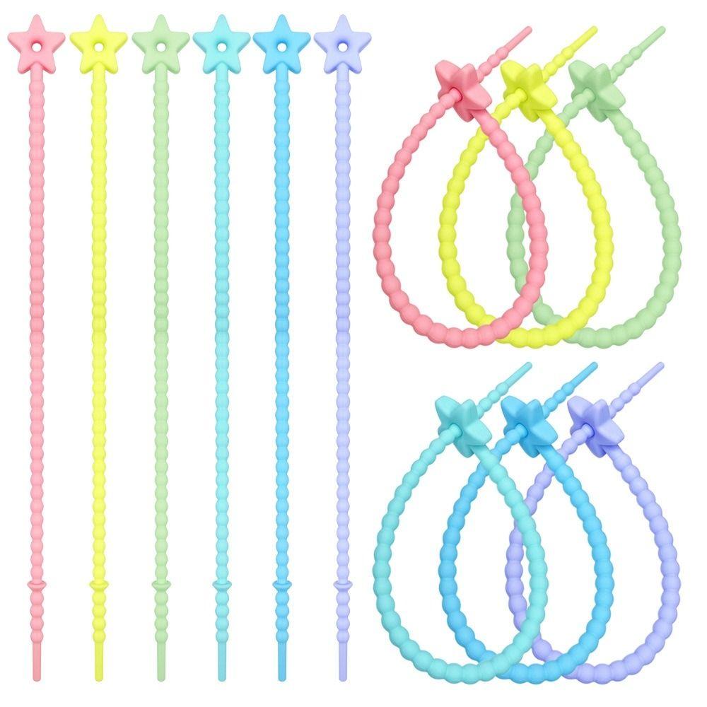 10 шт. Регулируемый брелок своими руками, силиконовый шнурок, ювелирный шнурок, подвеска для сумки, подарки, кабельная стяжка