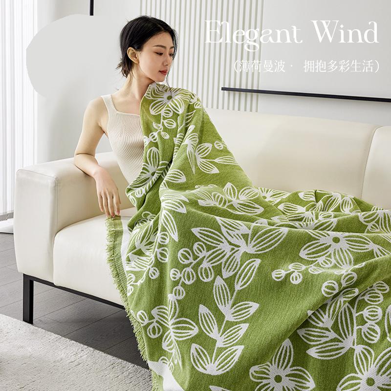 Spring and Autumn Chenille Sofa Towel Four Seasons Universal All-Inclusive Sofa Cover Dust Cover One Piece Sofa Cover Cloth Cushion