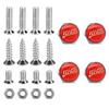 Car Decoration License Plate Bolts Chrome Screws Nuts for Subaru WRX BRZ STI Legacy Forester Outback Impreza Badge Accessories X777