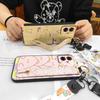 Silicone Cartoon Phone Case For MOTO G55 5G Anti-dust Phone Holder Cute Anti-knock Wrist Strap Soft case Fashion Design