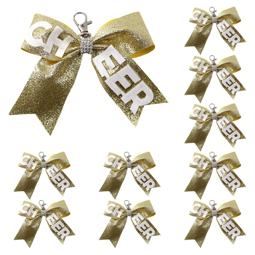 10 шт. брелоков для ключей с блестками, уникальные брелоки, идеально подходящие для сумок, кошельков и зеркал автомобиля