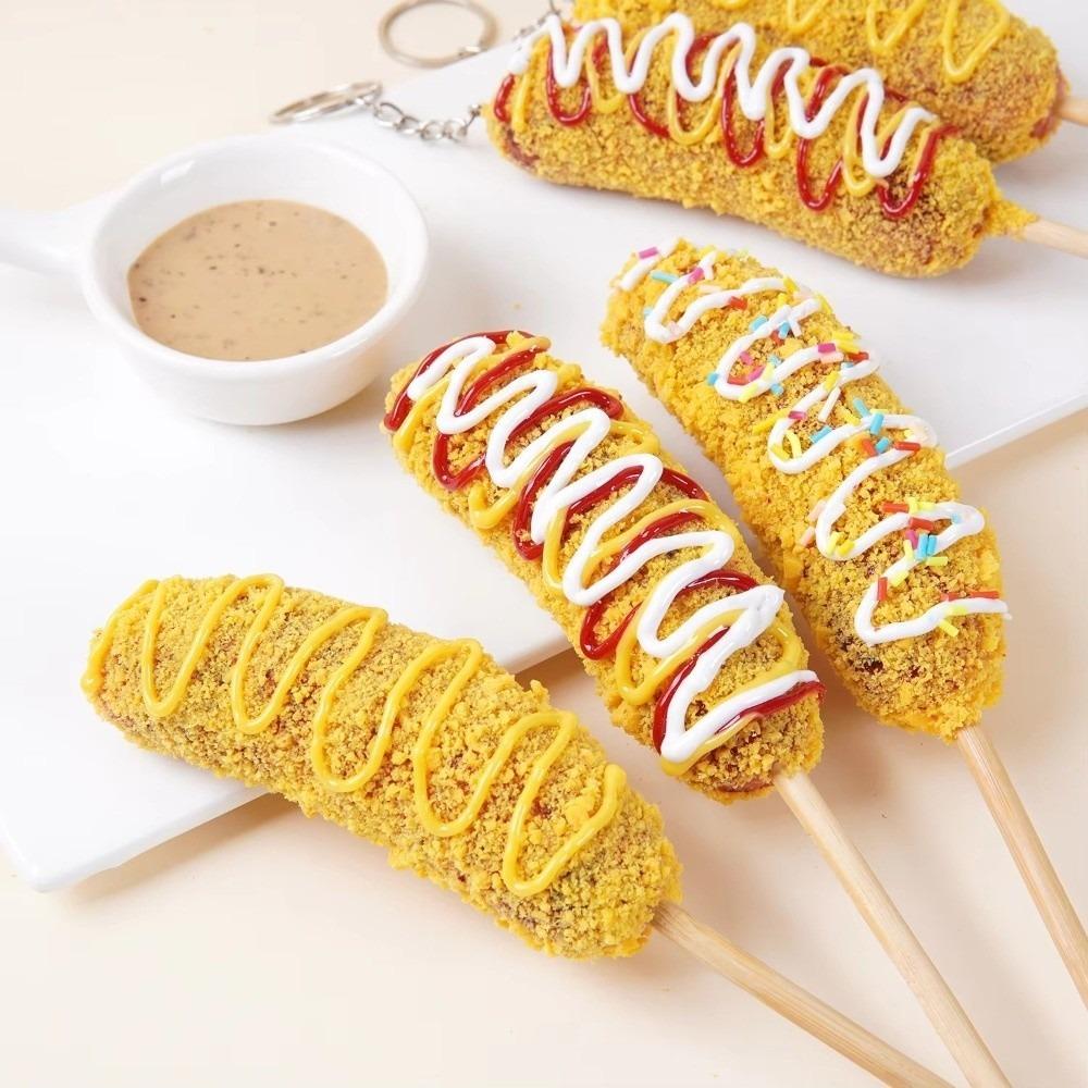 Realistic Fake Food Model 20cm Hot Dog Display Decorative Simulation Food Prop