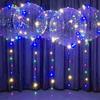 Светящиеся шары, светящиеся шары, светодиодные шары Bobo Fairy Lights, шары с 10-футовыми огнями, гирлянды, гелиевые светящиеся шары на день рождения