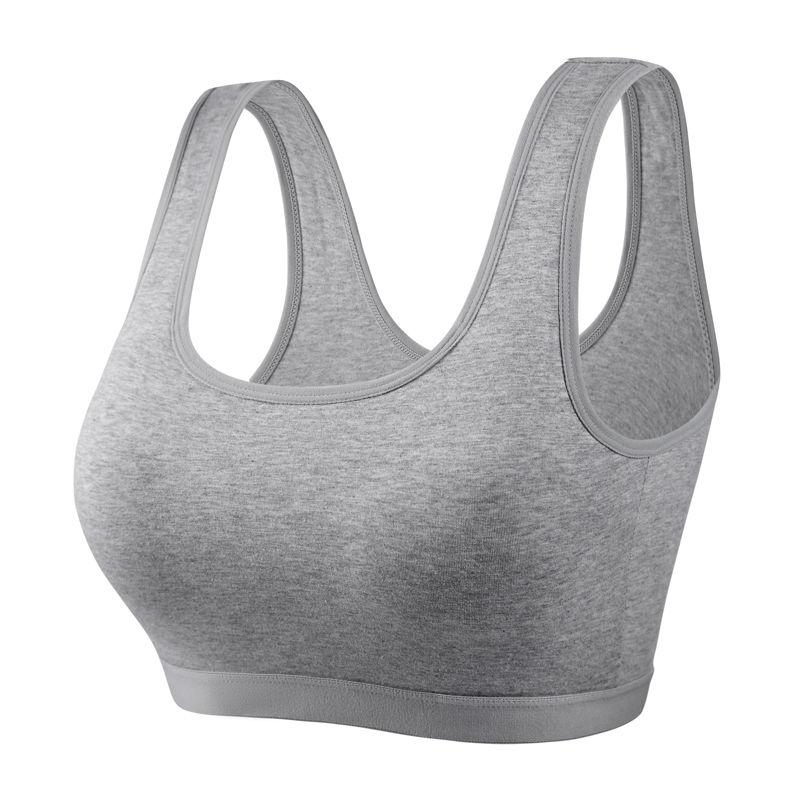 Plus Size Wirefree Bra One-Piece Push-Up Vest Bustier Underwear for Women