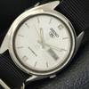 AUTOMATIC 7009A VINTAGE SEIKO 5 JAPAN MENS SILVER COLOR DIAL WATCH A701551-5 R206b-a701551