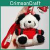 Plush Colorful Panda Backpack Keychain Cute Doll Pendant Perfect Gifts For