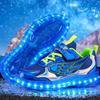Children's Shoes with Lights LED Wing Shoes Rechargeable Shoes