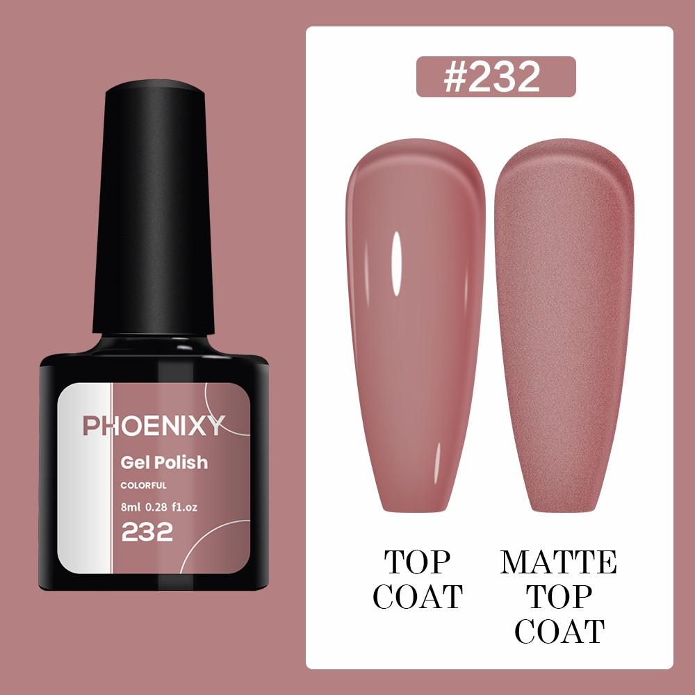 PHOENIXY, 50 шт., гель-лак для ногтей, долговечный гель-лак, верхнее базовое покрытие, полуперманентный гель-лак, дизайн ногтей «сделай сам»