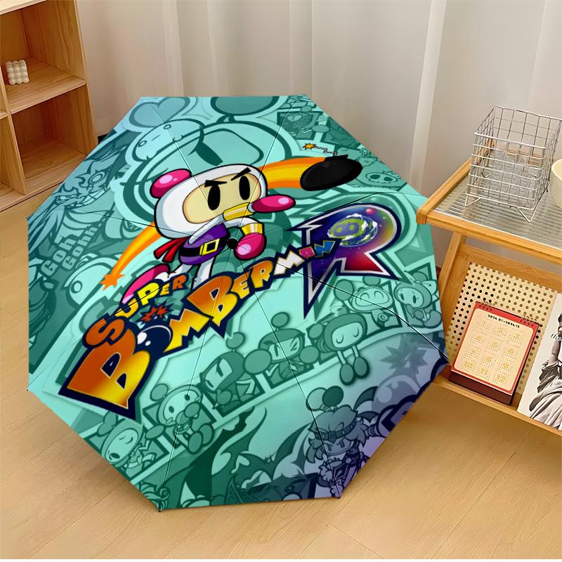 Bomberman Printed umbrella lightweight for travel camping and leisure a musthave for family holidays and birthday gifts