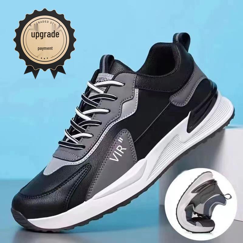 Мужские дышащие сетчатые кроссовки - Удобные, универсальные, повседневные кроссовки для бега на толстой подошве