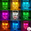 Светящаяся маска Маска Танец Холодный свет Светодиодная маска Хэллоуин Ужас