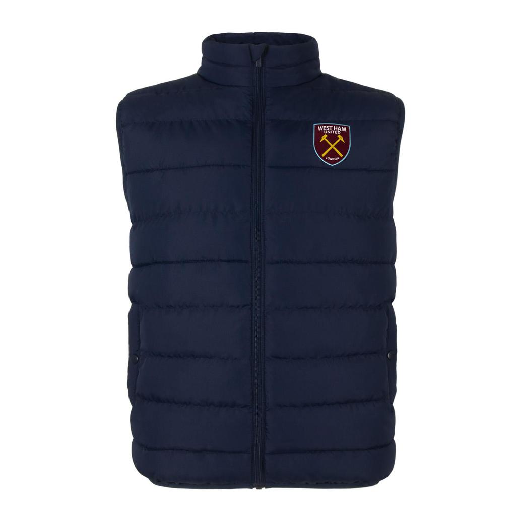 West Ham United FC Boys Padded Gilet