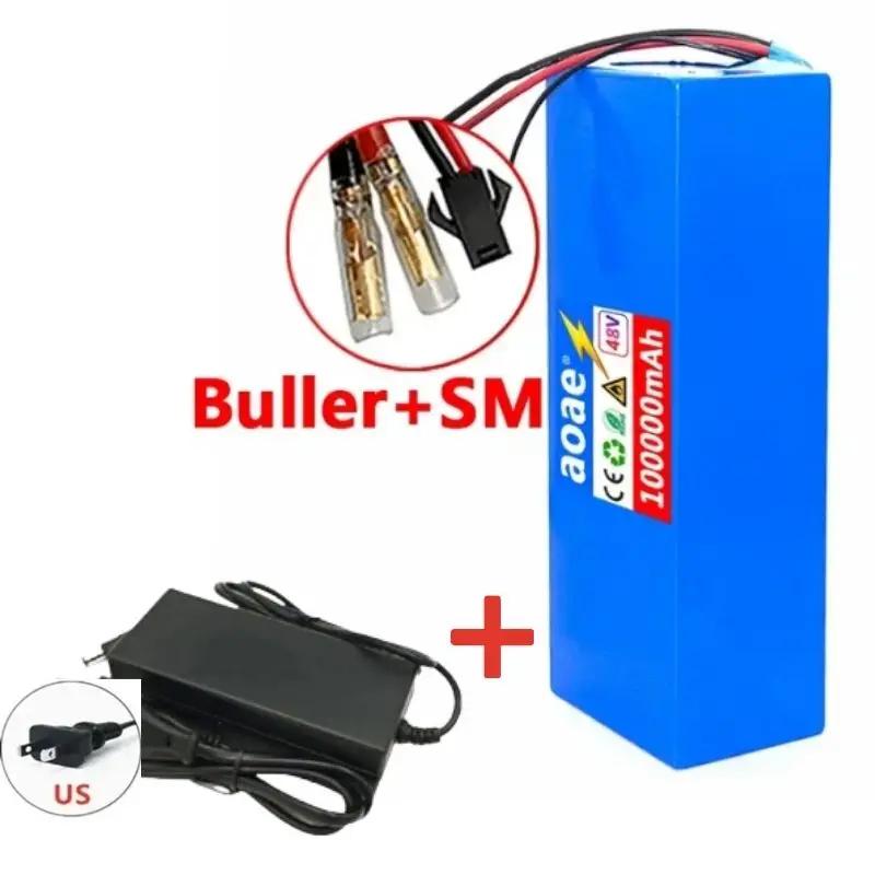 Оригинальный 48 В 13S5P 100 Ач литиевый аккумулятор для электромобиля 13S5P подходит для электроскутера, горного велосипеда 250-1000 Вт