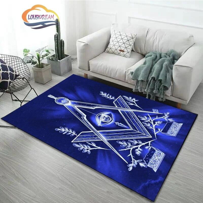 Новейший модный ковер, масонский коврик, масонский мягкий коврик, коврики для спальни, масонской гостиной, двери, напольные коврики для прихожей, коврик для йоги