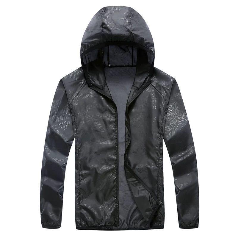 Унисекс Куртка-ветровка для защиты от солнца для улицы с вышитым логотипом на заказ для тимбилдинга