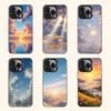 Красивый чехол для телефона с солнцем и облаками для iPhone 17 16e 16 15 14 13 12 11 Pro Max X XR XS MAX Задняя крышка