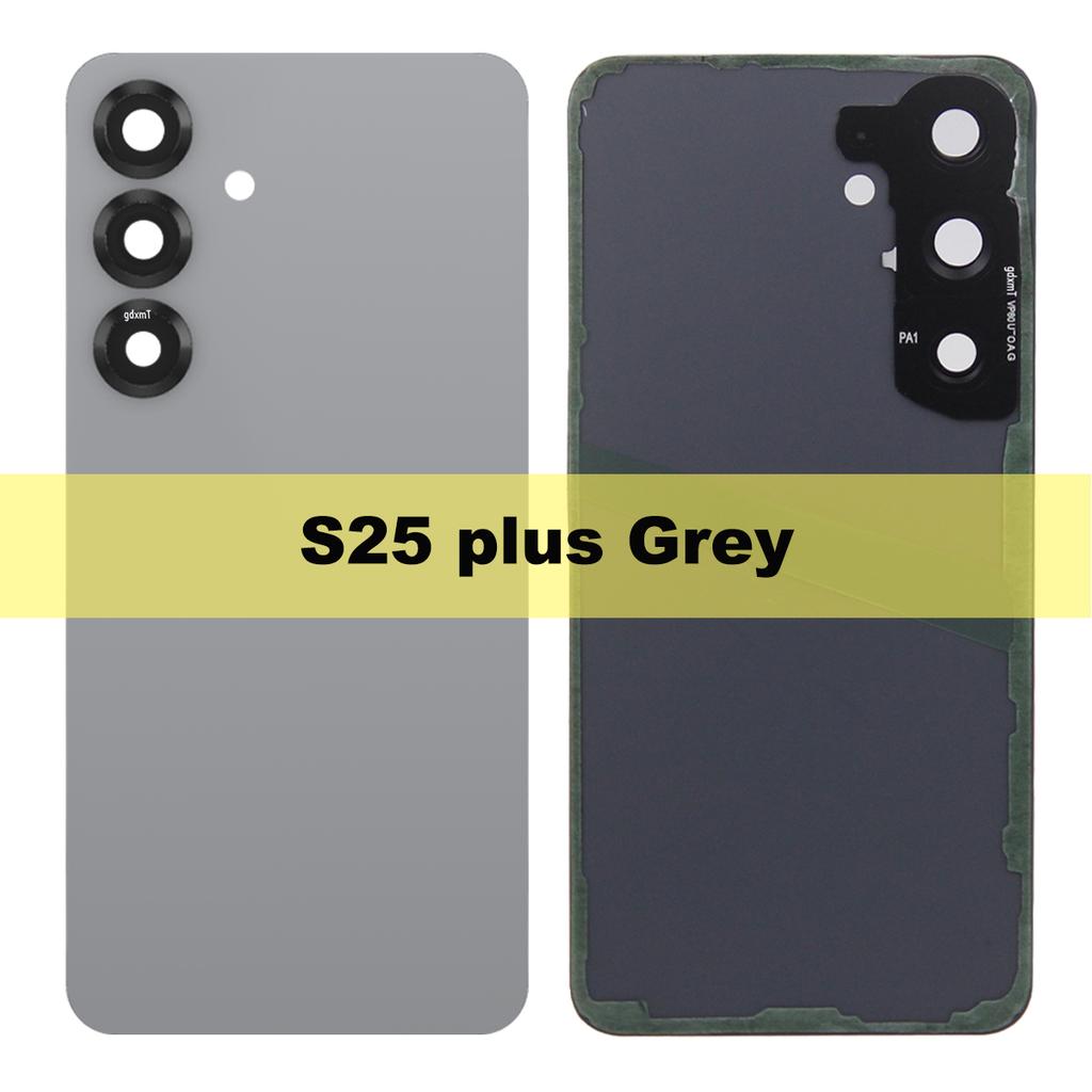 Для Samsung Galaxy S25 S25 plus S931B S931B/DS S936 S936U Задняя крышка Ремонтные части Дверца с линзой Заднее стекло Крышка аккумулятора
