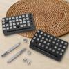 33pcs/37pcs 26 Capital Letter +10 Number Stamp Punch Set Leather Stamping Tool Alphabet Stamping Kit Leather Crafting Tool