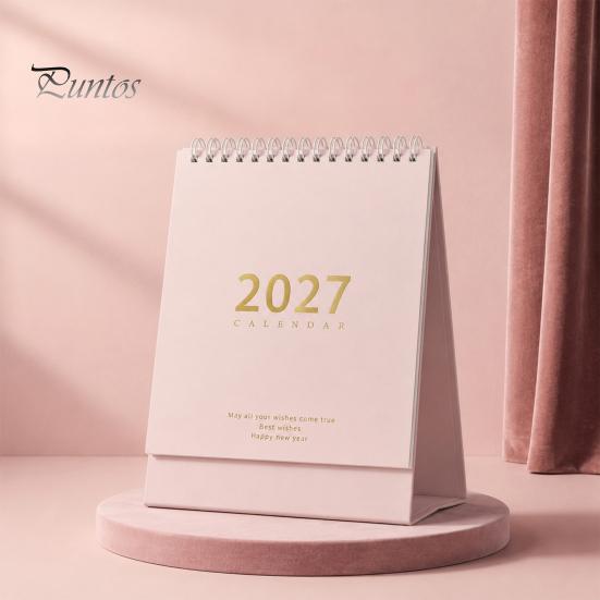 Task Checklist Pad Desk Calendar 2026-2027, Oct 2026-Dec 2027 14-Month Calendar, Large Monthly Planner for Office Desktop Planning, Organizing