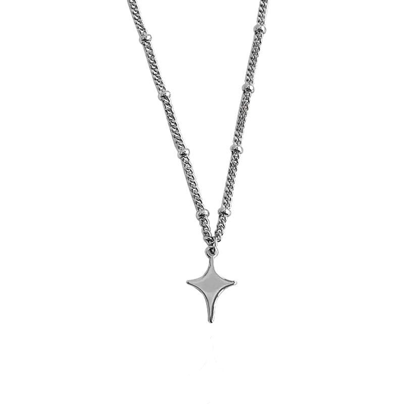 Ins Style Simple Trendy Star Choker ожерелье кулон цепочка на шею свитер цепочка для женщин мужчин модные вечерние украшения аксессуары