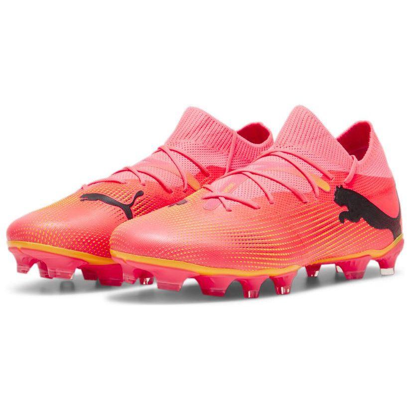 Puma Future Match 7 FG AG Forever Faster Pack мужские кроссовки розовые закатно-свечение черный 107715-03