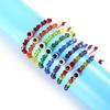 Lovely Turkish Evil Eye Colorful Irregular Beaded Boho String Bracelet Jewelry Friends Lucky Wish Gift
