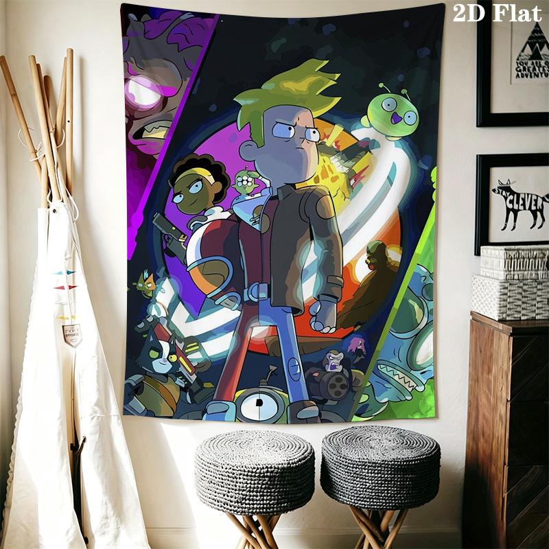 Final Space Pattern Home Decor Tapestry, Wall Hanging, Decorative RV Wall Cloth.DGT0925533
