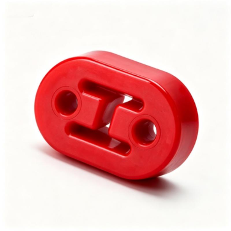 Universal Exhaust Hanger Red Rubber Shock-Absorbing Muffler Bracket