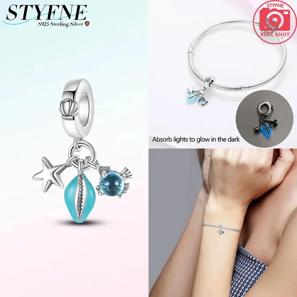 Светлячок Морская звезда Осьминог Медные шармы и Рыба Светящиеся Меняющие цвет Модные Оригинальные браслеты Сделай сам Изысканные ювелирные изделия Подарки