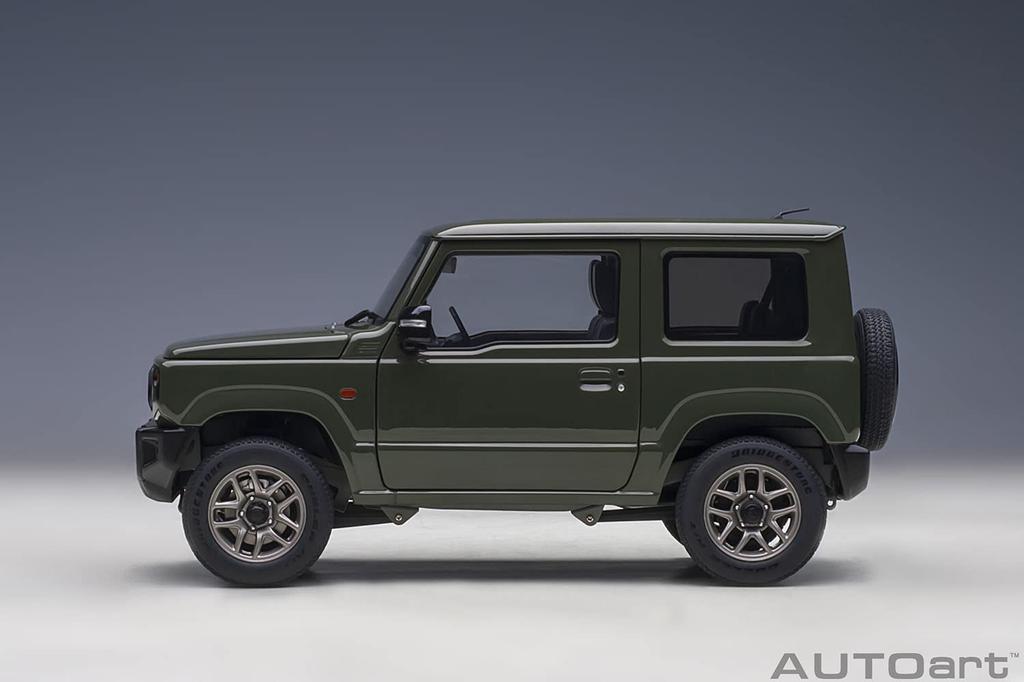 AUTOart Suzuki Jimny JB64 Moss Green Completed Model 78504 1/18