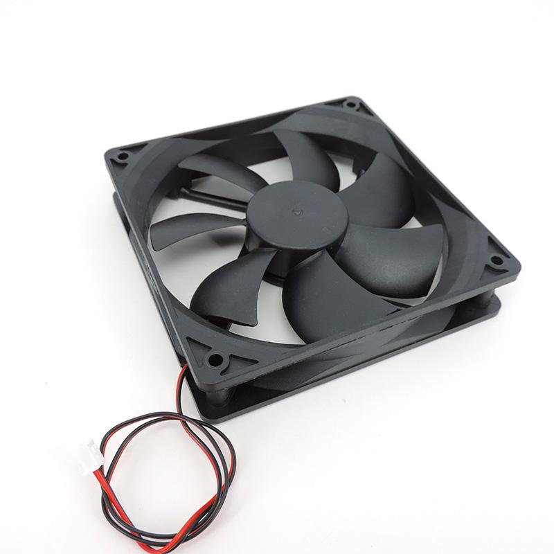 120мм 12см 12025 Вентилятор постоянного тока 5В 120мм*120мм*25мм Бесщеточный охлаждающий вентилятор с масляным подшипником 2PIN Кулер для корпуса ПК 12см 0.1А