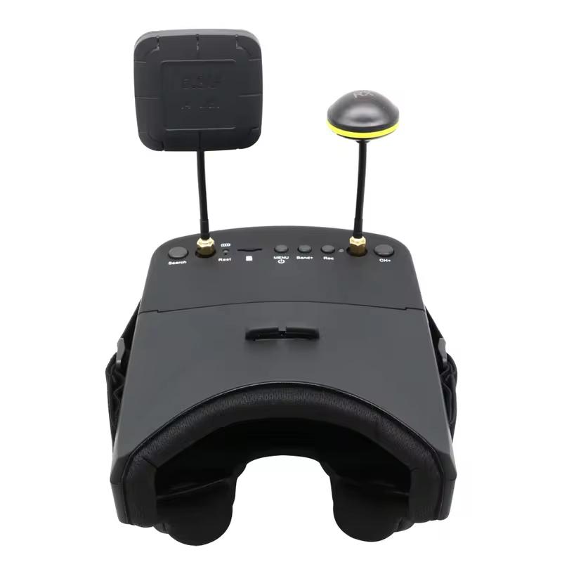 FPV Очки с DVR 5 дюймов 5,8 ГГц 40 каналов 800x480 Встроенная батарея 2000 мАч Эргономичные Очки для RC Дрона