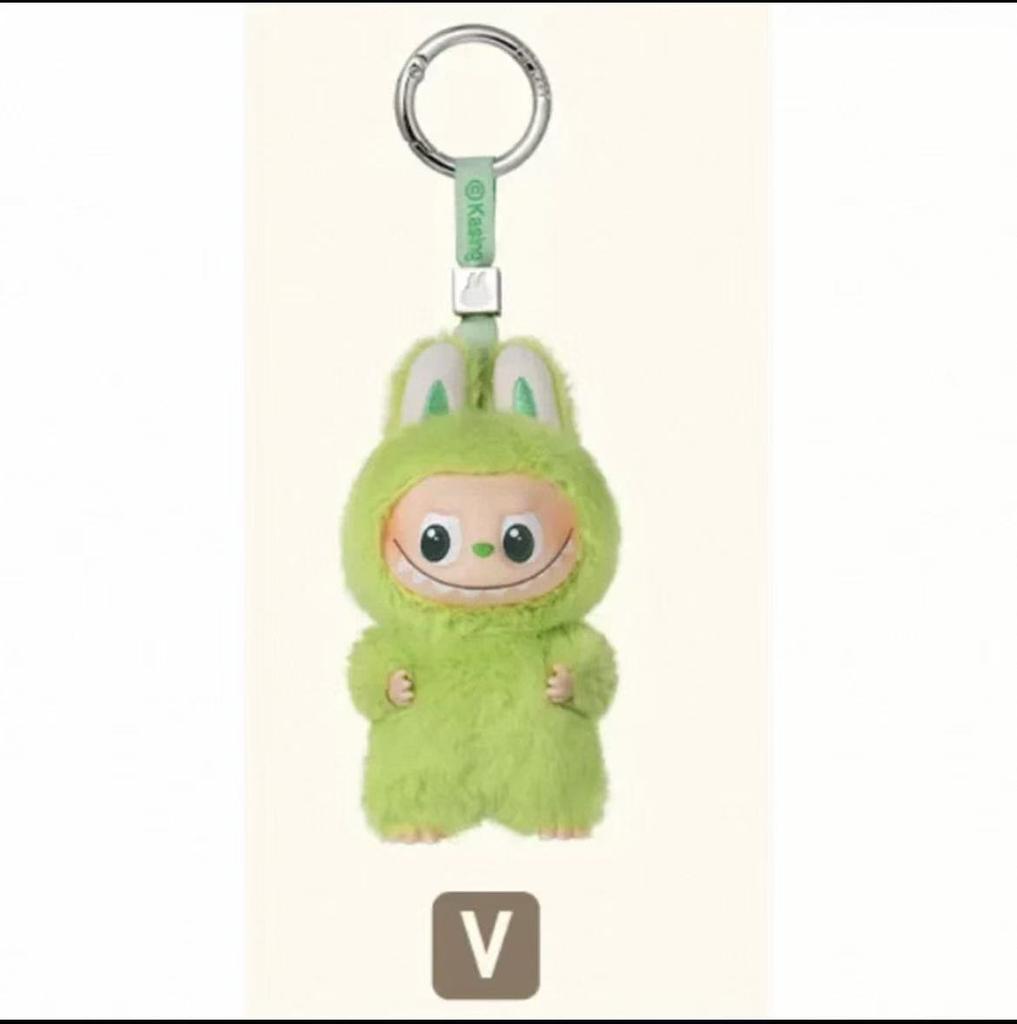 Labubu New 4th Generation Mini Edition Vinyl-Face Plush Doll Blind Box Backpack Accessory Keychain Christmas Gift Children's Hand Puppet Toy