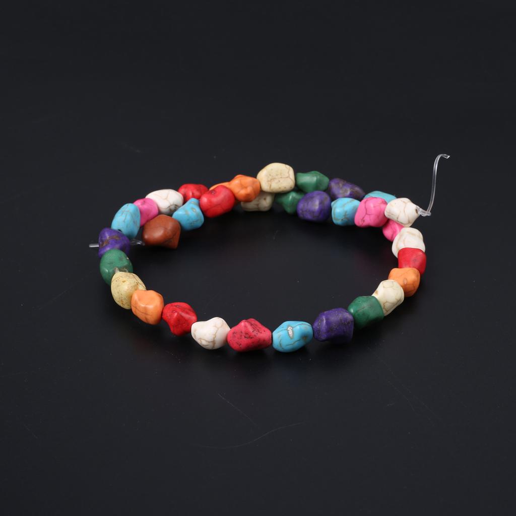 1Strand Natural Stone Beads Irregular Turquoise Loose Spacer Beads for Jewelry Making DIY Necklace Bracelet Accessories