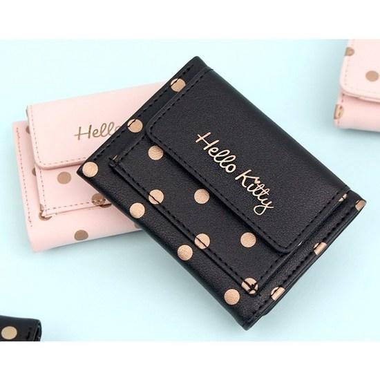 Hello Kitty Birthday Gift for Girls, Middle School Girls, Japan Travel Yen Wallet, 3-tier Coin Purse, a Popular Character In Korea