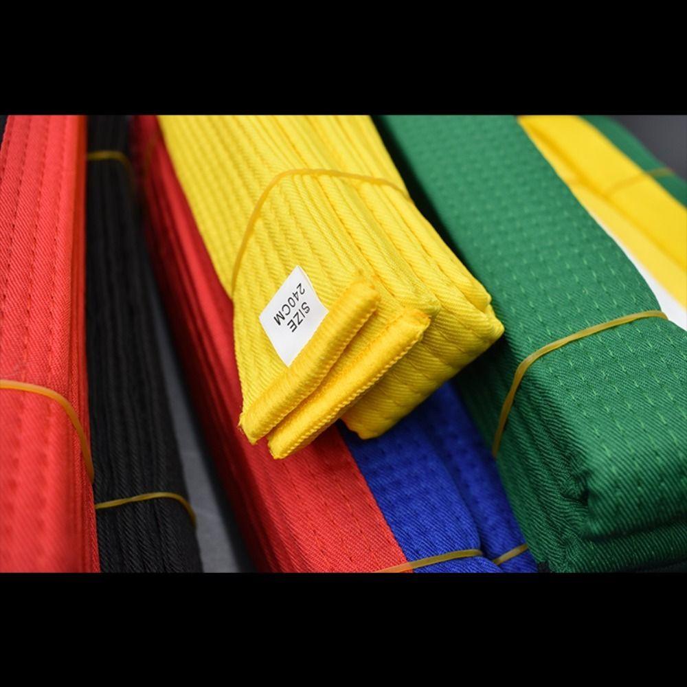 Cotton Taekwondo Belt Uniform Karate Random Belt for Adult Children Colored Ranking Belts  Aikido