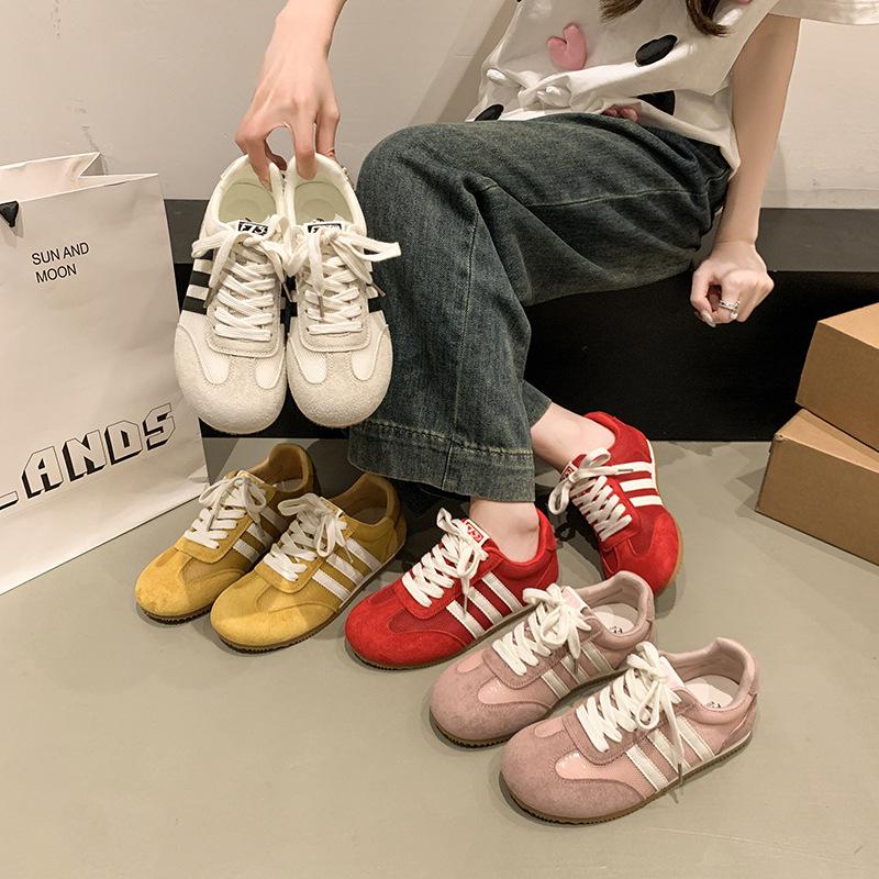 Mesh Forrest Gump Shoes Women's 2025 Summer New Fashion Casual Versatile Soft Sole Breathable Retro Low Top Forrest Gump Shoes