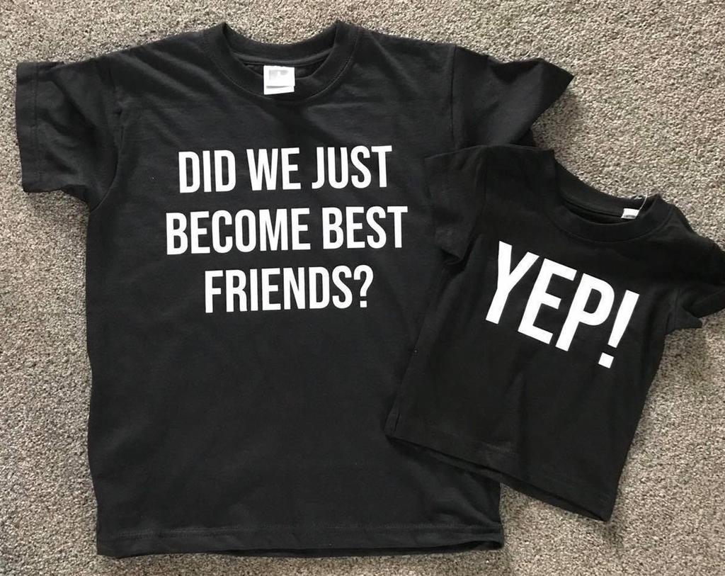 Sibling T-Shirt Set | "Did We Just Become Friends?" YEP!