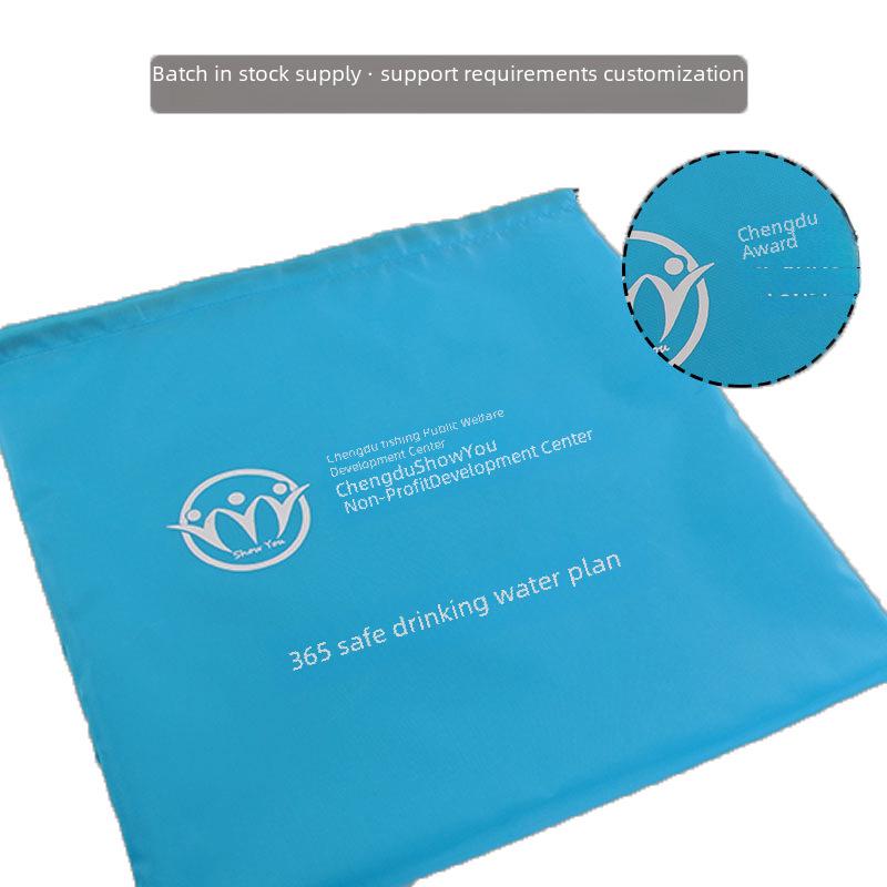 Большой пылезащитный мешок из ткани Оксфорд с завязками для хранения одеял